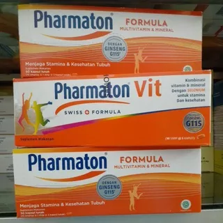 Pharmaton Formula Pharmaton Vit Multivitamin dan Mineral Untuk Menjaga Stamina dan Kesehatan Tubuh