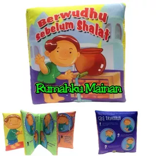 soft book / buku bantal berwudhu sebelum shalat