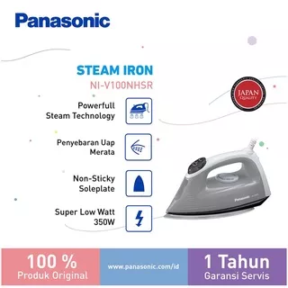Panasonic Steam Iron V100 Setrika Uap / Gosokan 350 Watt