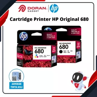 Tinta Cartridge Printer HP Original 680 Black | Tri - Color Colour