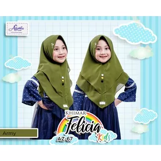 FELICIA KIDS AZAMKA HIJAB / JILBAB ANAK CERRUTY COUPLE