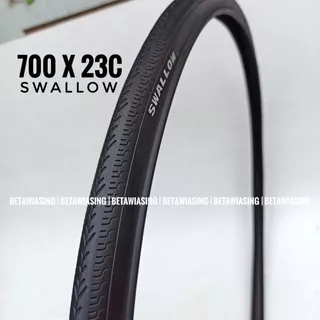 Ban Luar Sepeda Balap Fixie Ban SWALLOW 700 x 23c Ban Sepeda 700x23c Hitam Kembang Halus