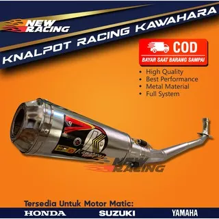 KNALPOT RACING KAWAHARA BEBEK JUPITER Z Z1 SUPRA VEGA R ZR SUPRA 125 KARISMA REVO BLADE SMASH SHOGUN