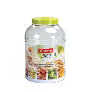 Toples Plastik Besar PP-47 Hugo Round Jar 117 (20 Liter)