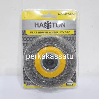 SIKAT KAWAT GERINDA DUDUK 4 PROHEX HASSTON WHEEL WIRE BRUSH 4 INCI INCH 3470-004