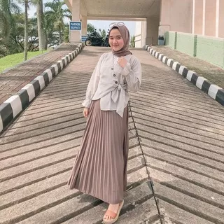 ROK PLISKET PREMIUM JUMBO BAWAHAN WANITA/ROK JUMBO ROK PLEATED SKIRT ROK TERLARIS/PLISKET MURAH 1 ROK PLISKET MAXI SKIRT ROK PANJANG ROK PLISKET JUMBO  ROK SIMPLE PEATED MAXI