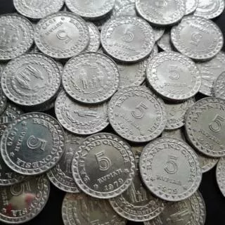 Koin 5 rupiah tahun 1979 / 1996