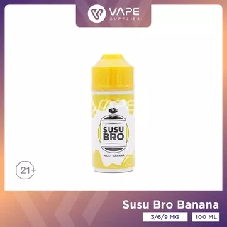 Liquid Susu Bro Banana 100ML by Hero57 x JVS Authentic
