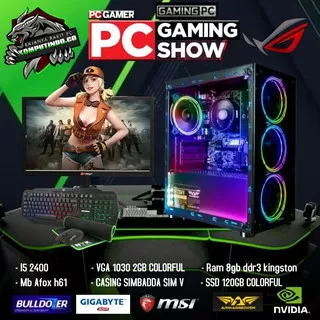 PC GAMING Editing Fullset Intel Core i5 3470 KOMPUTER CPU VGA GT 730 2GB RAM 8GB E32 JAKARTA pc gaming fullset cpu gaming komputer  pc editing video  pc gaming fullset murah  ssd  ryzen 5 3600  pc gaming ryzen 5 ryzen  pc ryzen 5 3400g  amd ryzen 5 3600