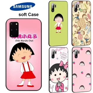 Soft Phone Case Samsung Galaxy A9 A8+ A6+ A6 A8 Plus 2018 A3 A5 2016 2017 Casing SH88 Chibi Maruko Chan Cartoon Phone Cover