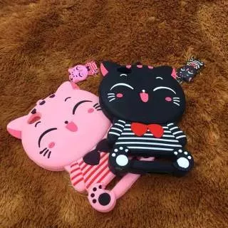 CASE BONEKA 4D MIMI CAT KUCING GANTUNGAN XIAOMI REDMI 4X S2 NOTE 5A NON FINGGERPRINT NOTE 5 PRO