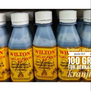 wilton coklat pasta BF botol kecil