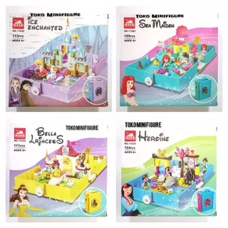 Brick Princess Story Book Minifigure Princes