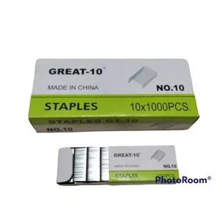 isi staples GREAT - 10...1 pack isi 10 box /1 box  isi 1000 pcs/refil staples