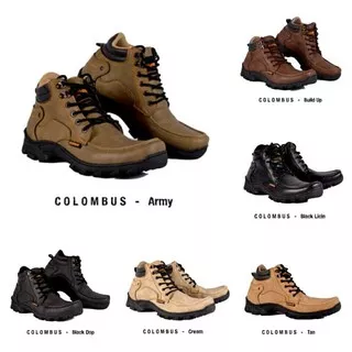 Best Seller! Sepatuboots Pria Sepatu Ujung Besi SY169 SEPATU BOOTS PRIA HUMM3R COLOMBUS