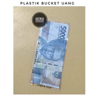 Plastik Uang / Plastik Bucket Uang / Plastik opp Uang / Plastik opp Bucket uang