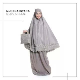 MUKENA ISYANA (MUKENA DEWASA BAHAN  MICROPOLY KATUN)