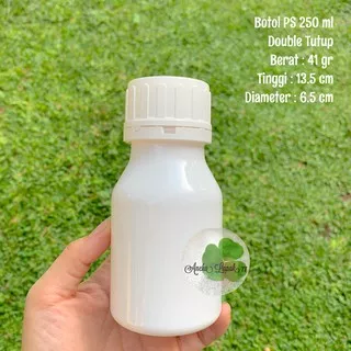 Botol PS 250 ml botol plastik tebal kopi juice minuman sehat jamu madu super tebal