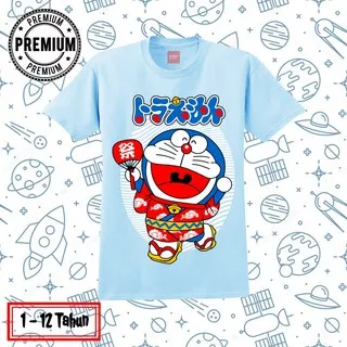 Baju Anak Kaos Anak Doraemon Kaos Tshirt Baju Anak Laki Laki Baju Anak Perempuan 1 sampai 12 Tahun