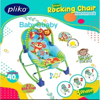 PLIKO Hammock Monkey - Bouncer Kursi Goyang Bayi New & Original / Perlengkapan Bayi