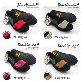 SEPATU BLACK PANDA SEPATU WANITA FLAT SHOES KANCING