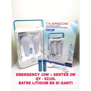 Lampu Emergency Senter KAWACHI QY_6210L KAWACHI