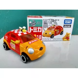 Tomica Disney Motors DM-18 Winnie the Pooh Diecast mobil Takara tomy pajangan harga murah