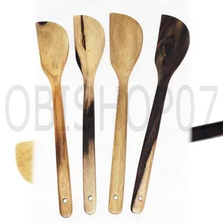 set alat masak kayu / sutil / sodet / solet kayu / spatula kayu sonokeling sono
