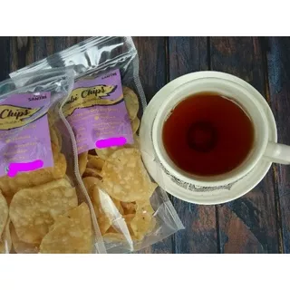 Cemilan Umbi Talas (Umbi Chips) Dapur Santri Olahan Umbi - Umbian