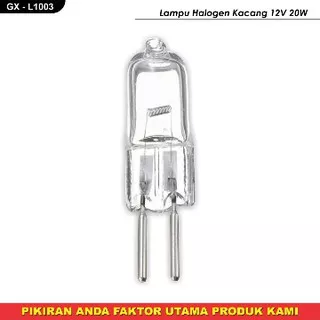 LAMPU HALOGEN KACANG/LAMPU HALOGEN KACANG 20WATT/LAMPU HALOGEN KACANG 50 WATT