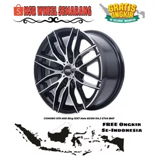 Velg Mobil R15 HSR COMORO Velg Mobil Ring 15 Brio Jazz Ayla Calya Sigra Mirage Avanza Xenia Livinna Freed Mobilio Vios Dll