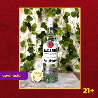 Bacardi Carta Blanca Superior White Rum 70cl - Bacardi Rum - Original Bacardi - White Rum