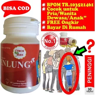 Obat peninggi badan herbal ampuh untuk anak dan dewasa Tenlung Peninggi original BPOM u/ Pria Wanita