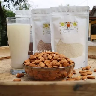 Susu Almond Bubuk Varian Rasa 200gr - Almond Milk Powder Plus Chia Seed & Flax Seed- Asi Booster
