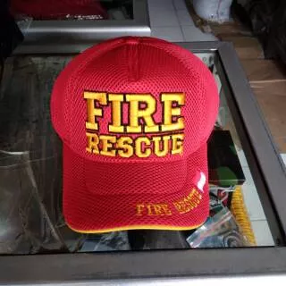 TOPI FIRE RESCUE JARING DOUBLE MASK/TOPI PEMADAM KEBAKARAN