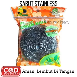 Sabut Cuci Piring Stainless Sabut Kawat Cuci Piring Besar Sabut Kawat Stainless 40gr Serabut Cuci Piring