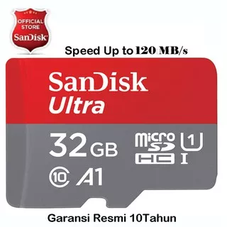 Sandisk Memory Card Ultra microSDHC A1 32Gb 120MB/s - Garansi Resmi Sandisk Indonesia