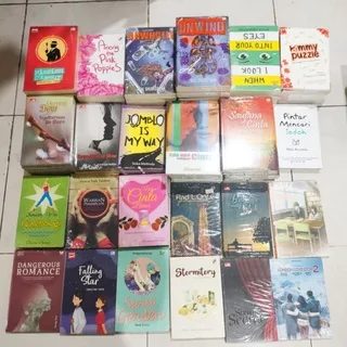 OBRAL MURAH NOVEL REMAJA / NOVEL BESTSELLER / NOVEL ADA APA  DENGAN CINTA ? / GODS AND MONSTERs / EYES / ORIGINAL 3c 7a