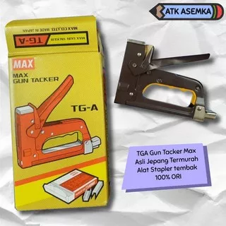 TGA Gun Tacker Max Asli Jepang Termurah/ alat Stapler tembak max ORI Atk