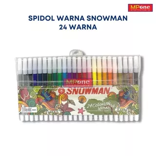 Spidol Warna Snowman - 24 Warna / Spidol Warna Coloring Markers