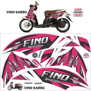 striping fino karbu / decal fino karbu / sticker motor fino / stiker fino