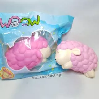 squishy sheep sleep licensed WOOW factory sleeping domba kambing murah squishi karakter cute deffect