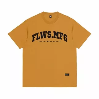 FLWS TSHIRT / RUMBLE MUSTARD / KAOS BASIK / KAOS DISTRO / STREET WEAR / OUTFIT