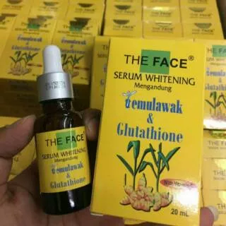 Serum temulawak the face whitening bpom original 20ml