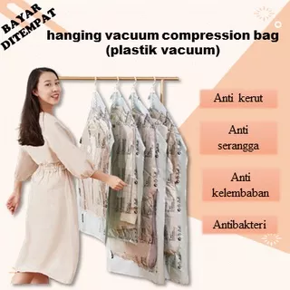 Plastik Vacum Baju Gantung Vacuum Bag Plastic Kantong Plastik Pakaian Bahan PA+PE