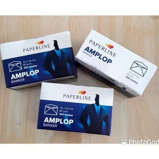 Envelope / Paperline Amplop kecil / amplop uang polos ( 100 lembar )