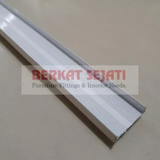 Profil List Lis Edging Frame Alumunium Aluminium EA 17 WHITE PUTIH 3 M