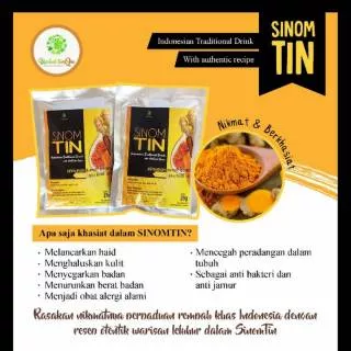 Sinomtin TinQu / Sari Kunyit Asam Buah Tin BPOM halal MUI / Minuman Tradisional