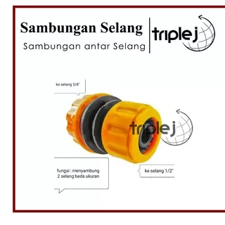 Sambungan selang 5/8 ke 1/2 (water hose joint 5/8 to 1/2 inchi inc)