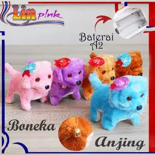 Boneka Anjing Jalan / Mainan Boneka Anjing Gerak / Mainan Anjing Gerak